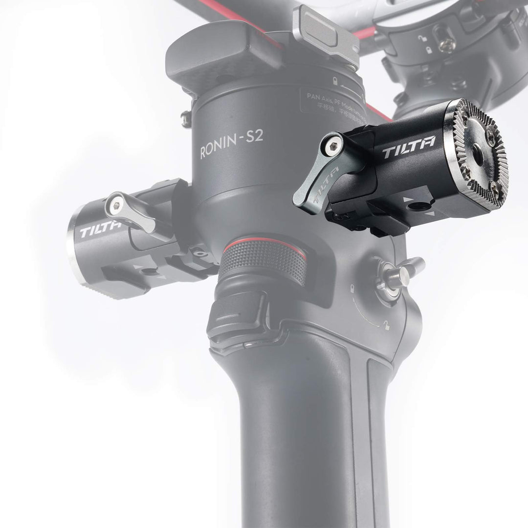 NATO-Schiene zu Rosetten-Adapter rechts Aluminium für Gimbal - Bild 2
