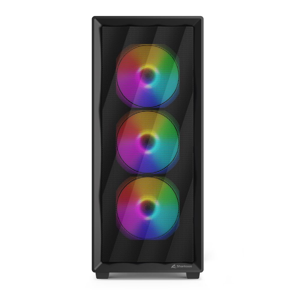 ATX PC-Gehäuse mit 4x RGB-Lüfter, Radiatoren bis 360mm - Bild 2