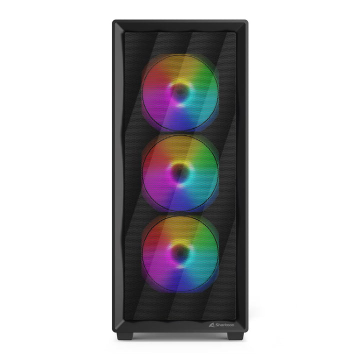ATX PC-Gehäuse mit 4x RGB-Lüfter, Radiatoren bis 360mm - Bild 2