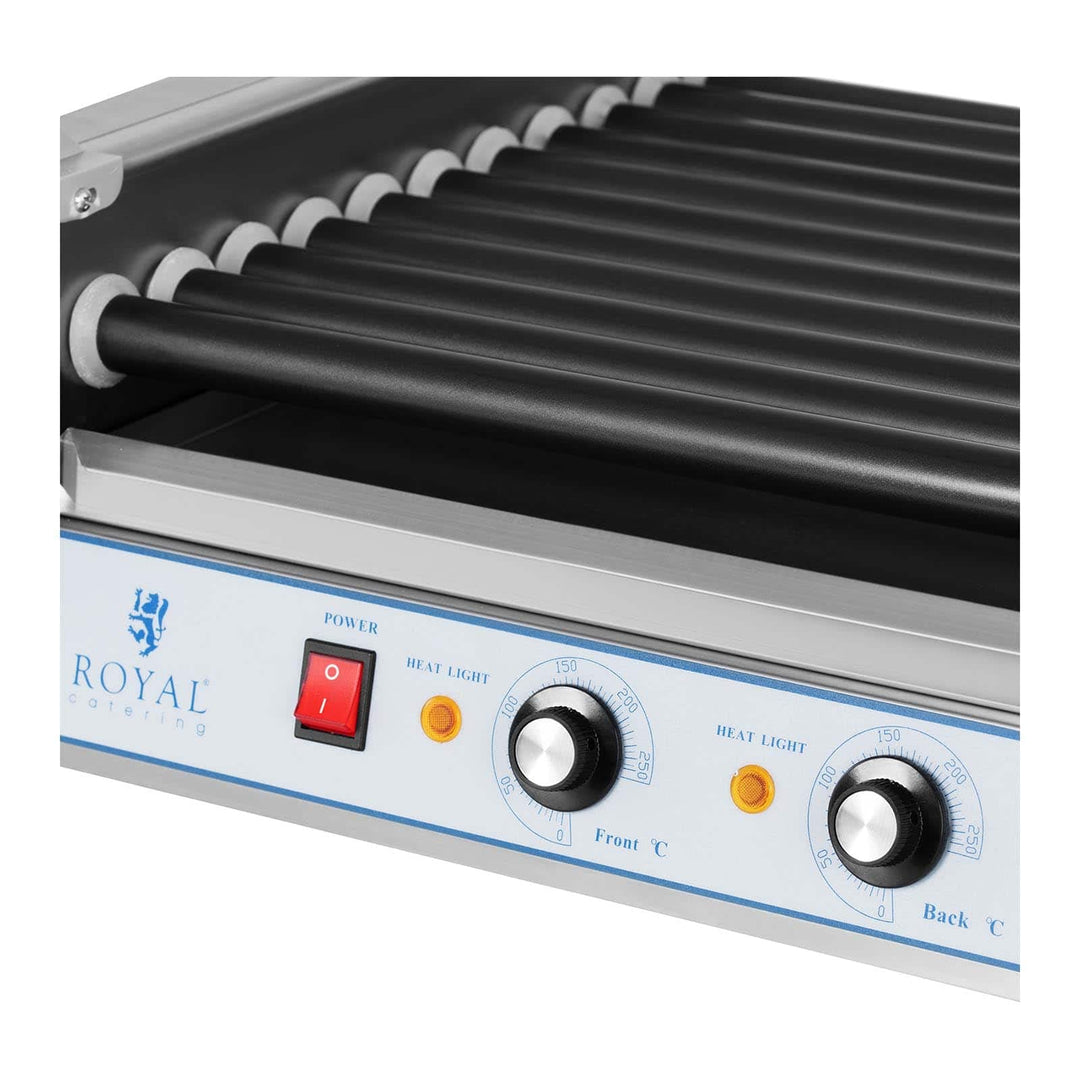 Würstchengrill Profi 11 Teflonwalzen 2.200 W für bis zu 20 Hot Dogs - Bild 2