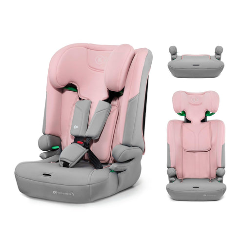Kindersitz i-Size 76–150 cm vorwärts mit Easy-Grow-System Rosa