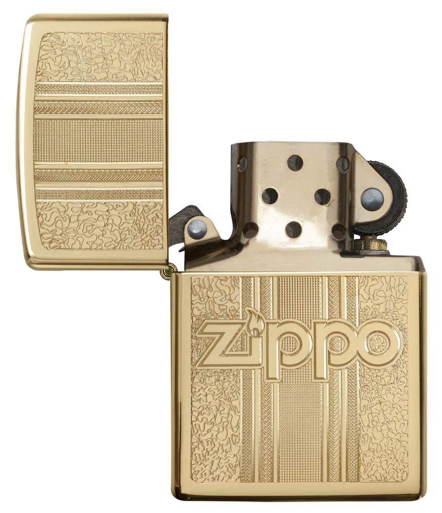 Zippo Sturmfeuerzeug Tiger Bike Club Messing poliert Herren - Bild 4