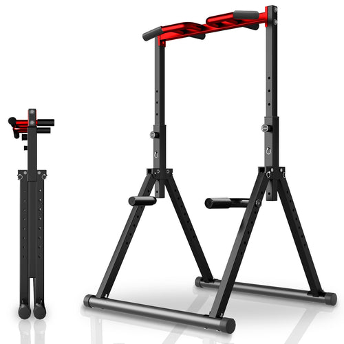 Power Tower Klimmzugstange faltbar 170–230 cm Stahl Heimtraining