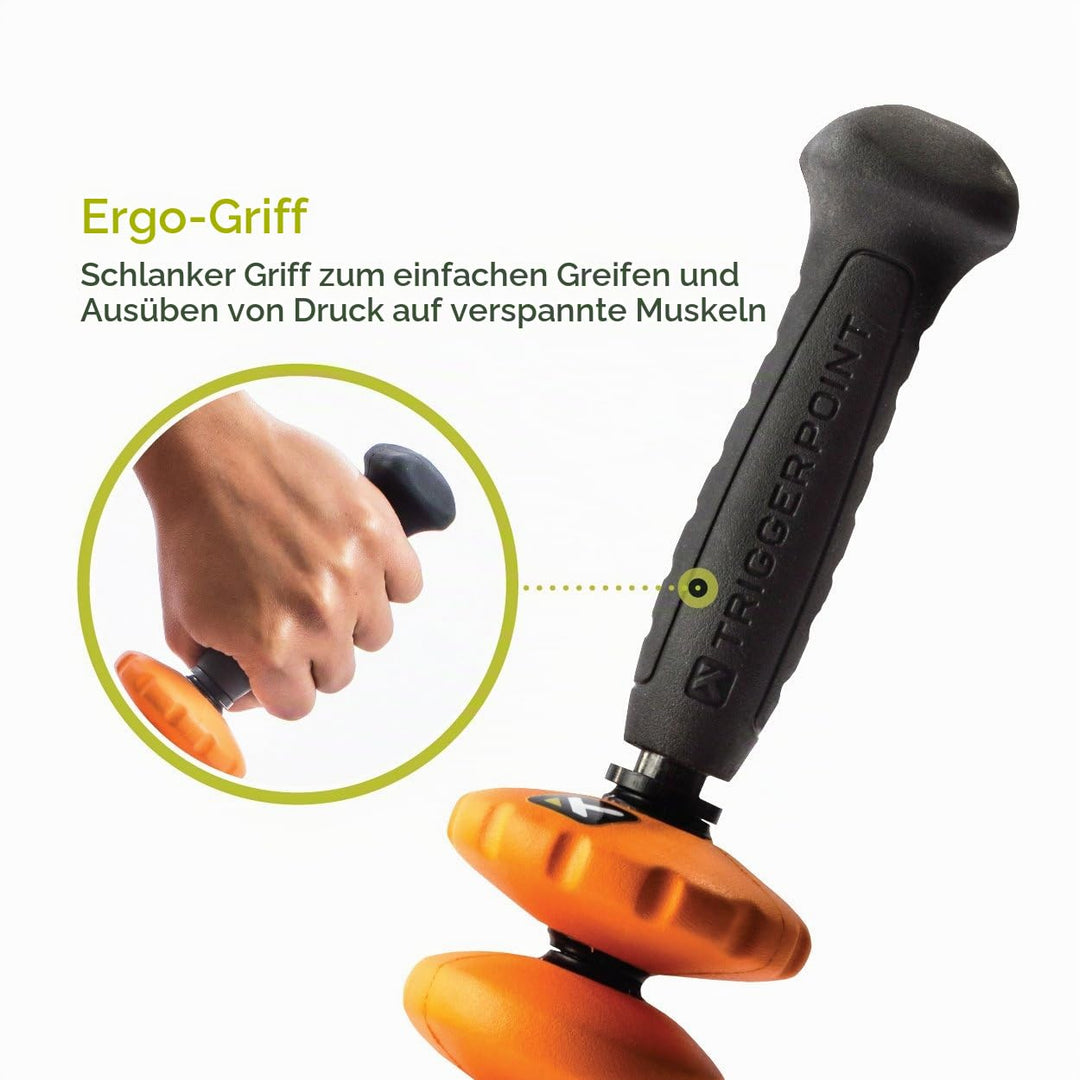 Massage Stick Sanduhr-Design fuer Muskelregeneration gruen - Bild 4