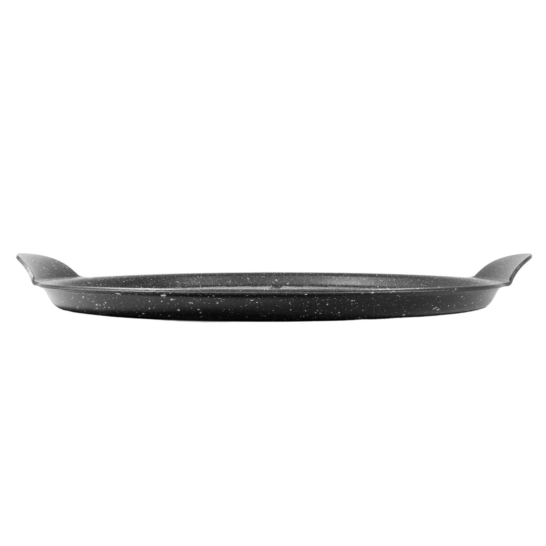 Grillpfanne rund Aluminium Antihaft Steinoptik 25 cm für Herd &amp; Backofen - Bild 4
