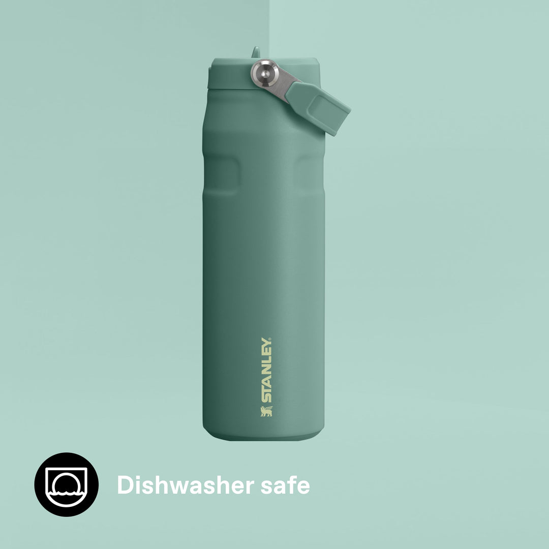 Trinkflasche mit Strohhalm 0,7 L Edelstahl vakuumisoliert Shale - Bild 7