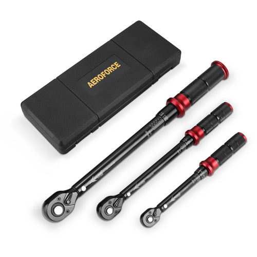 Drehmomentschlüssel Set 3-teilig 1/4" 3/8" 1/2" 5-220Nm ±3%
