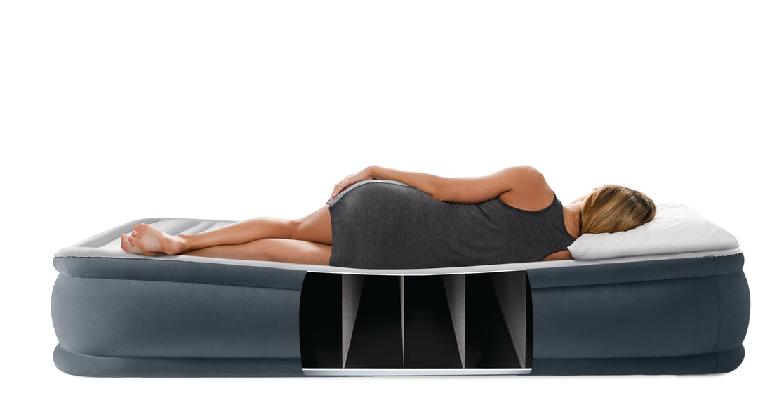 Luftbett Einzeln 99x191x46 cm mit integrierter Pumpe 220-240V - Bild 8