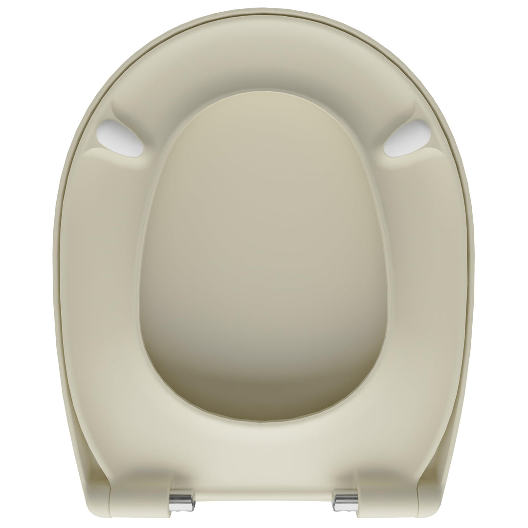 WC-Sitz Oval SoftClose Jasmin Creme Matt mit EasyClean - Bild 9
