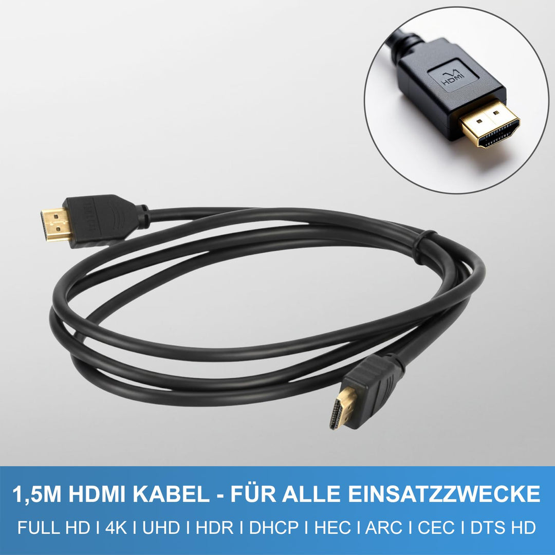 DVB-T2 Receiver Full HD mit Antenne, HDMI-Kabel und Fernbedienung - Bild 8