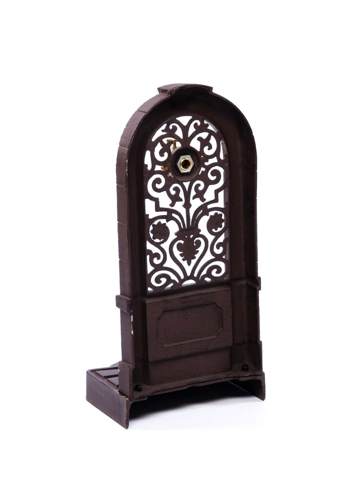 Standbrunnen Waschbecken Antik-Stil Aluminium mit Messing-Hahn 76cm - Bild 3