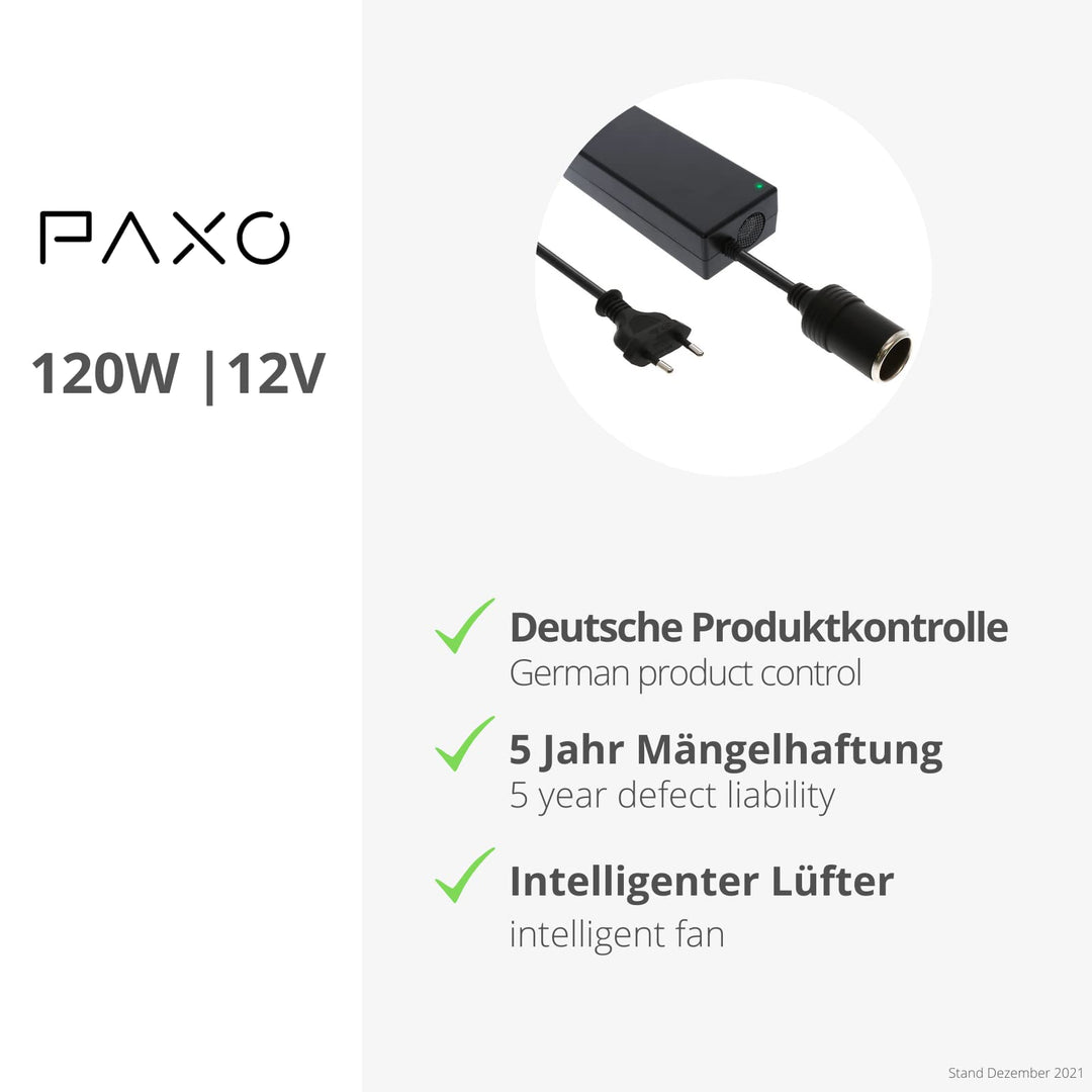 KFZ Netzadapter 12V 120W Zigarettenanzünder-Buchse für Steckdose - Bild 7