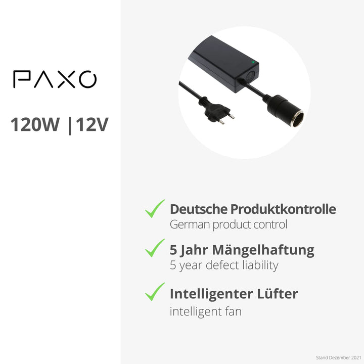 KFZ Netzadapter 12V 120W Zigarettenanzünder-Buchse für Steckdose - Bild 7