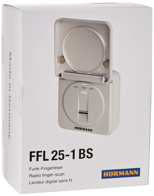 Funk-Fingerleser 868 MHz BiSecur IP44 für Torantriebe, 25 Fingerabdrücke
