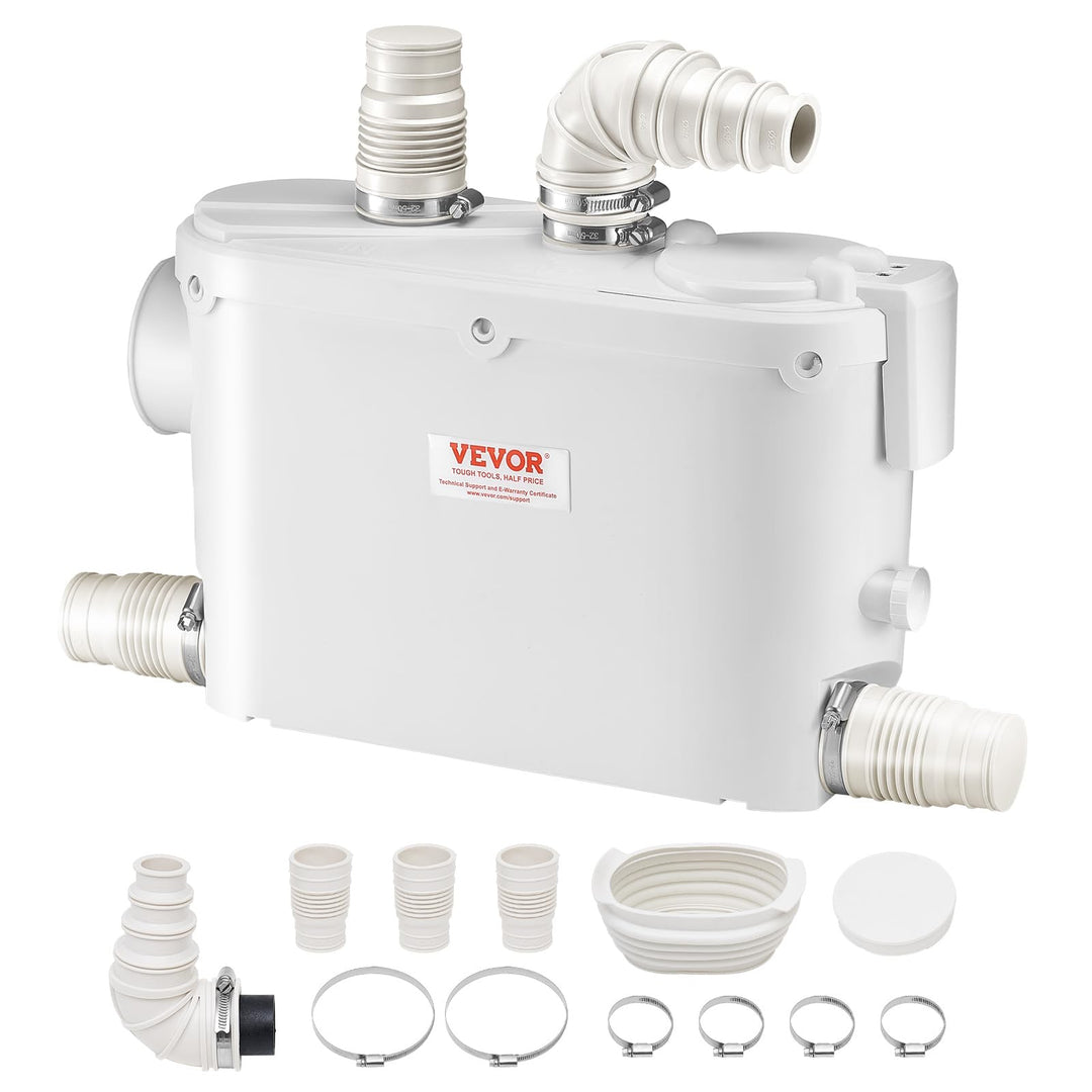 Abwasser Hebeanlage 500W 8m Förderhöhe 3 Einlässe für Keller Bad