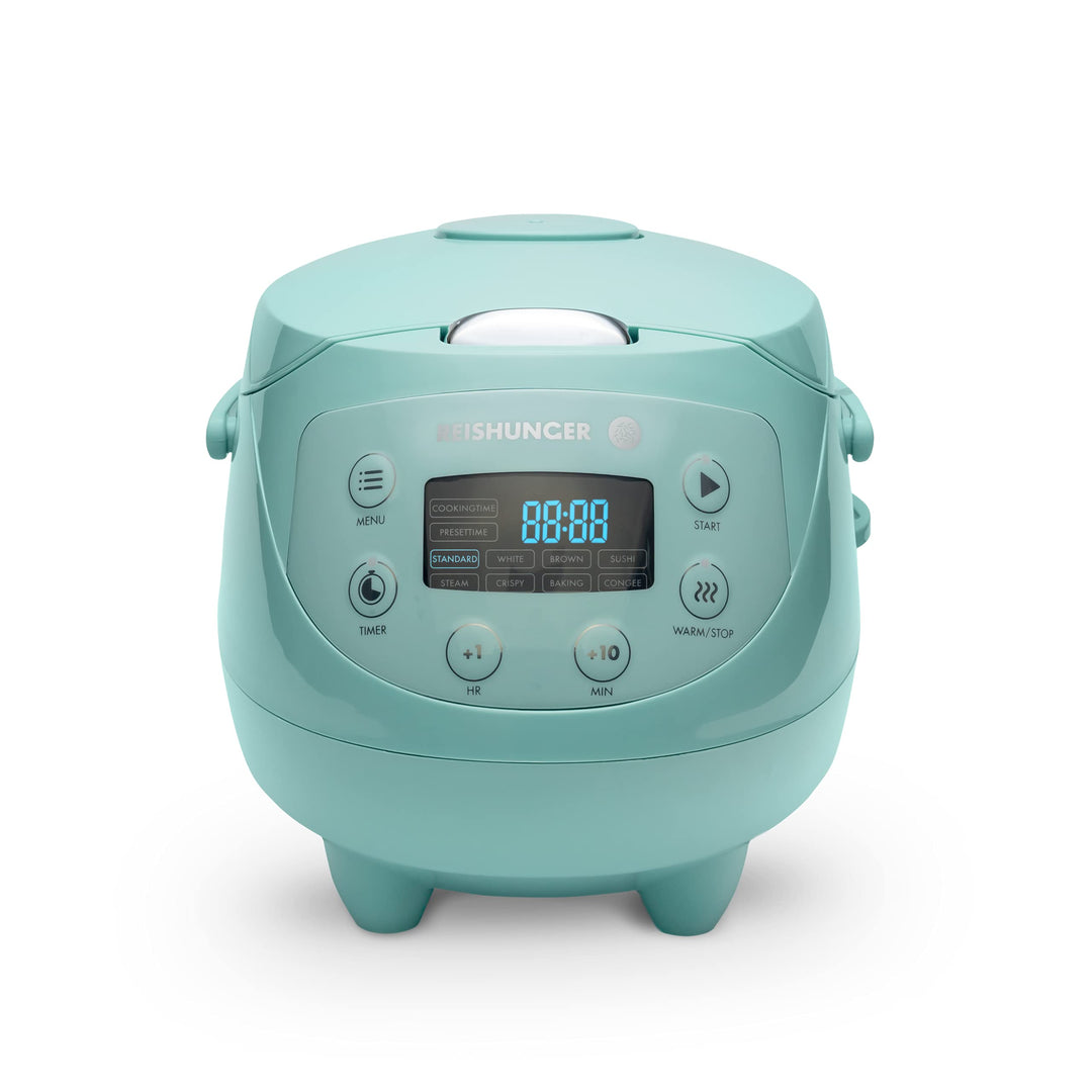 Reiskocher Mini 0,6 L mit 8 Kochmodi für 1–3 Personen, Mint