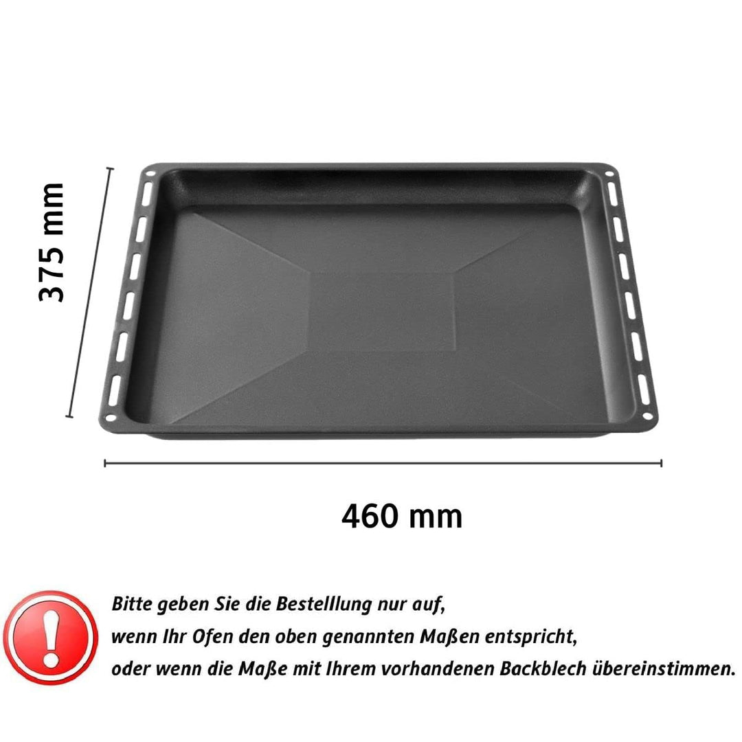 Fettpfanne Backofen emailliert 46,5 x 37,5 x 3 cm für Bosch - Bild 2