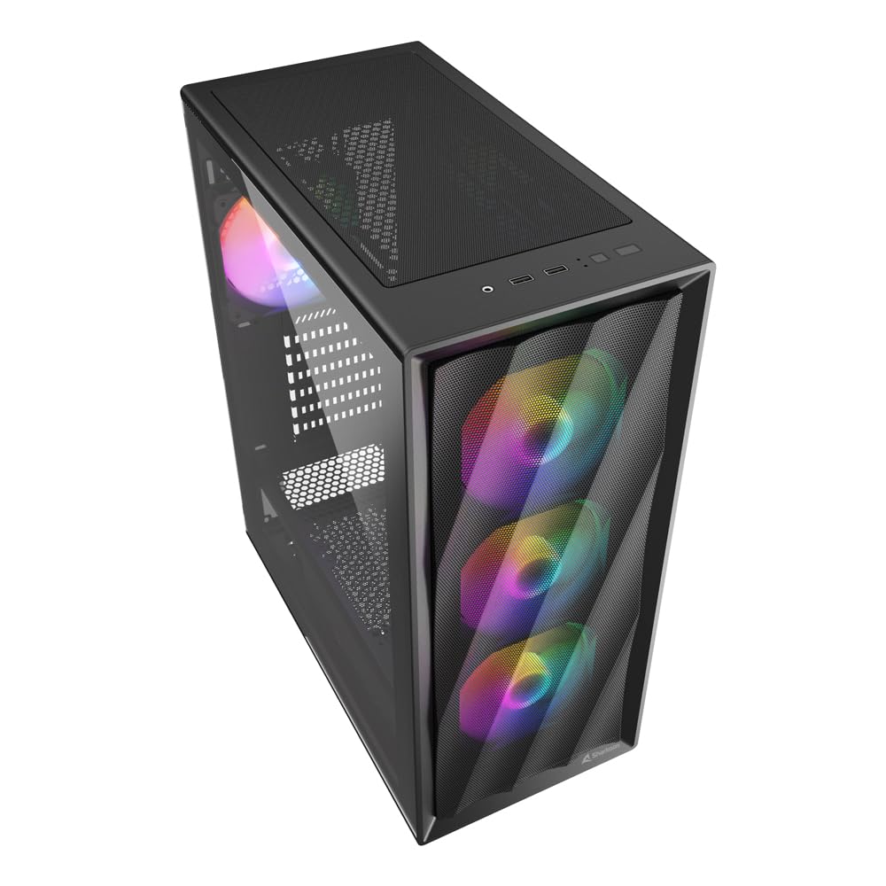 ATX PC-Gehäuse mit 4x RGB-Lüfter, Radiatoren bis 360mm - Bild 3