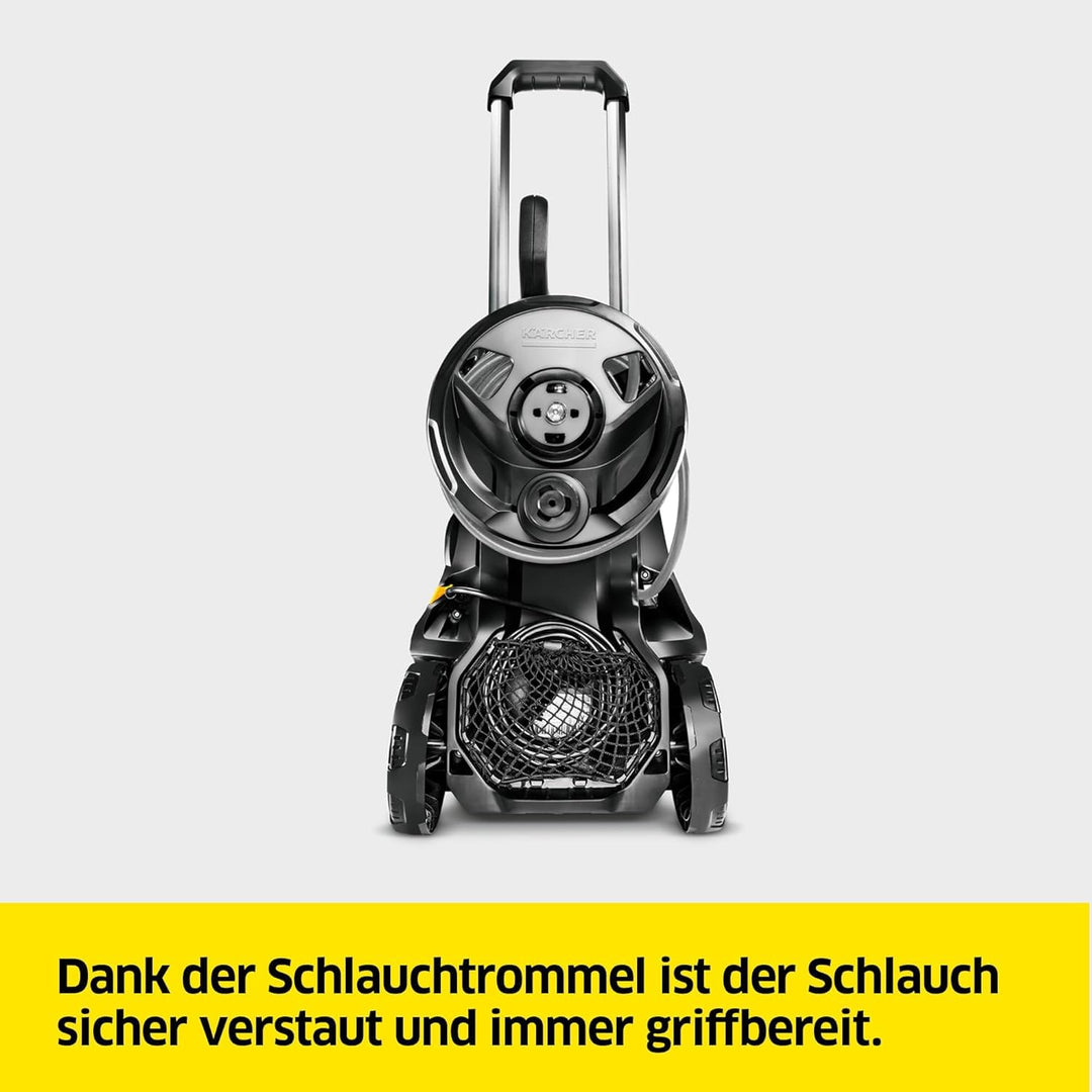 Hochdruckreiniger 180 bar mit Schlauchtrommel 600 l/h fuer Outdoor - Bild 6