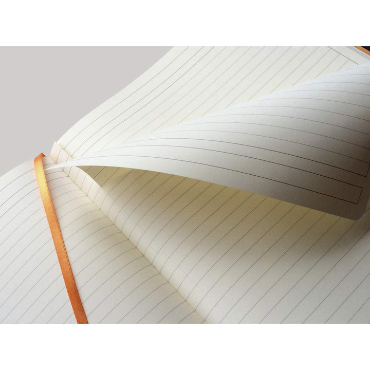 Notizbuch A4+ liniert Kunstleder-Einband mit Gummizug Himbeer - Bild 4