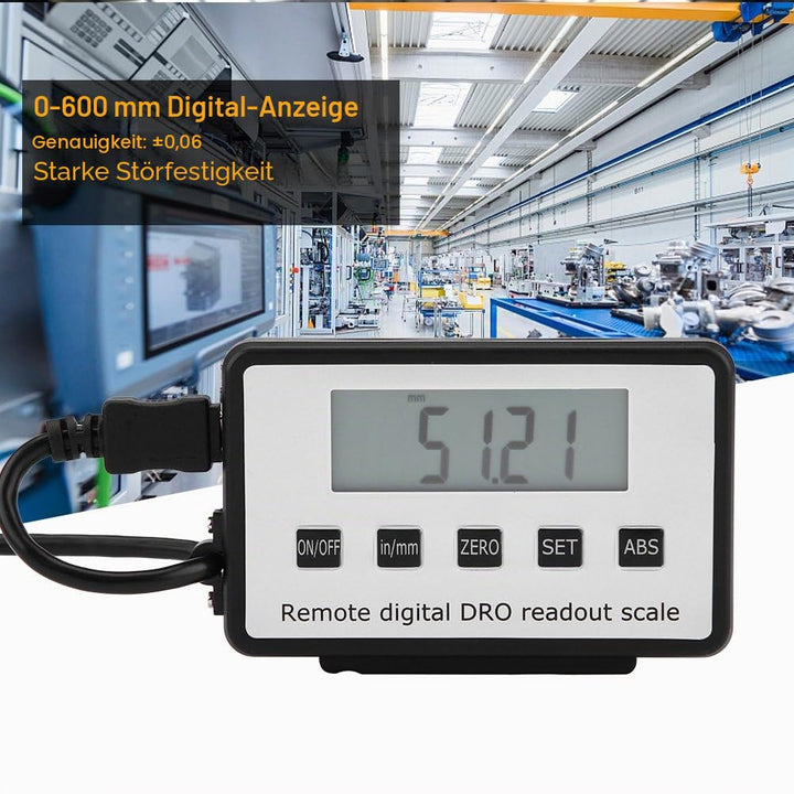 Digital-Messschieber 0–600 mm mit LCD-Display für Fräs- und Drehmaschinen - Bild 4
