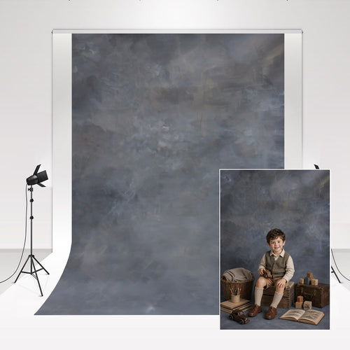 Fotohintergrund Mikrofaser Abstrakt Grau-Violett 2x3m Porträt