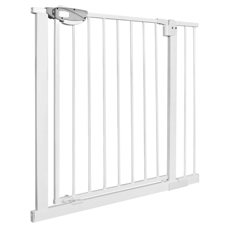 Treppenschutzgitter ohne Bohren Metall 85-95 cm selbstschliessend
