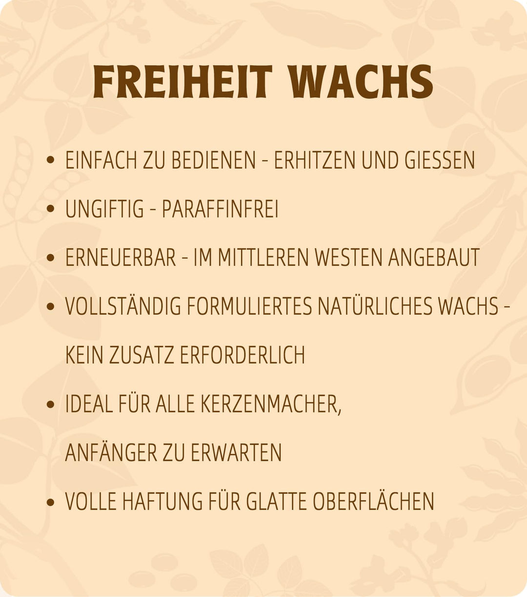 Sojawachs Kerzenwachs 5 kg Flocken 100% rein für DIY-Kerzen - Bild 4