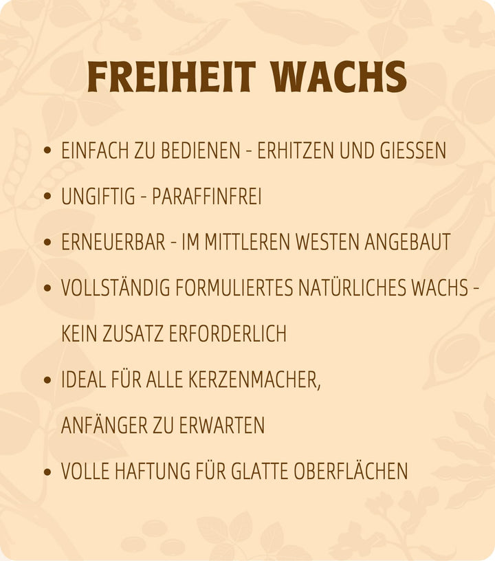 Sojawachs Kerzenwachs 5 kg Flocken 100% rein für DIY-Kerzen - Bild 4