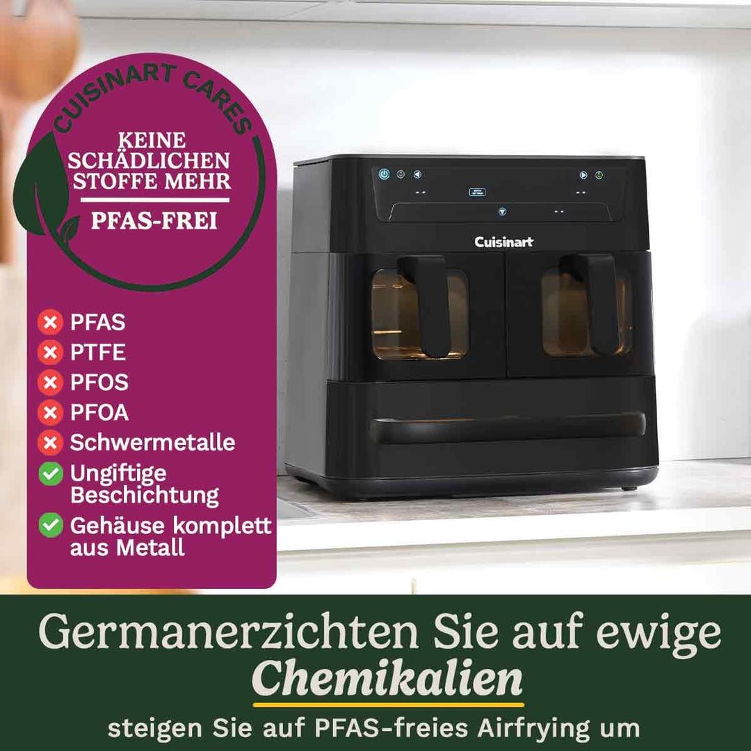 Heissluftfritteuse 3 Zonen 13,6 L PFAS-frei mit Ofen &amp; Grill - Bild 7
