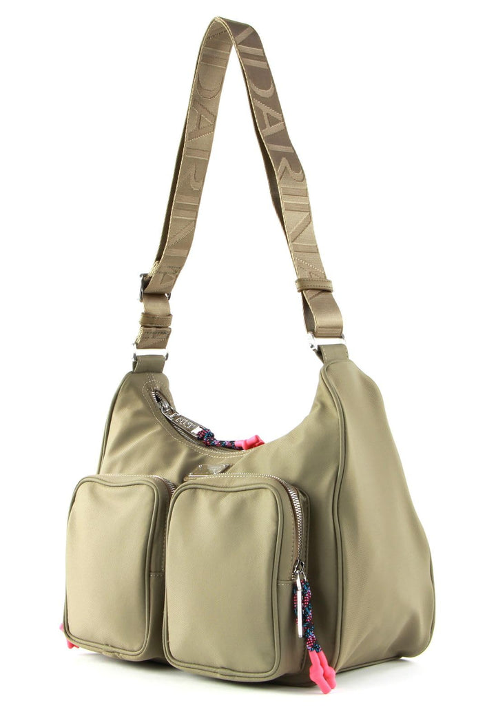 Schultertasche Nylon 32x23x13 cm Crossbody Elmwoo Grün - Bild 2