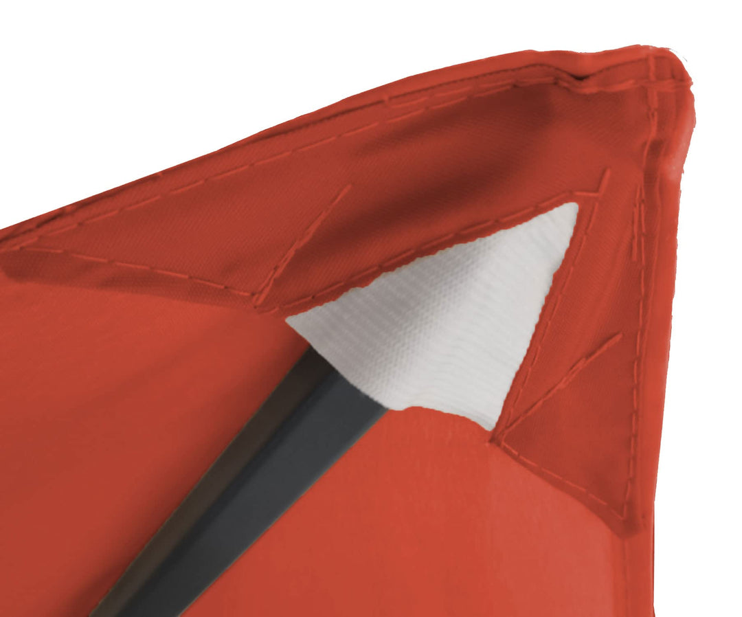 Pavillon Ersatzdach 3x3m Polyester wasserabweisend Terra/Rotorange - Bild 8
