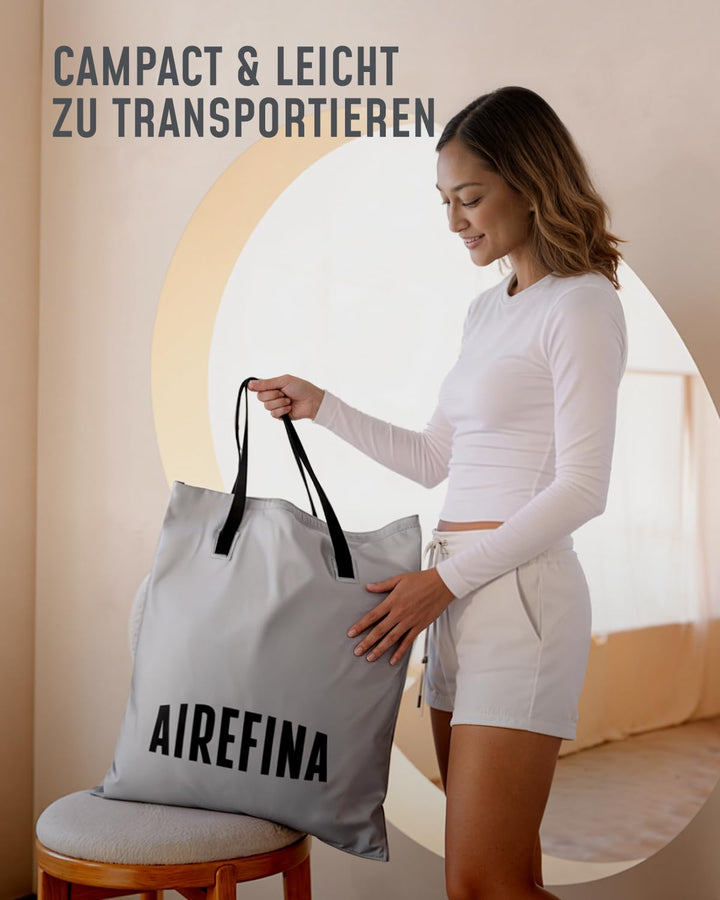 Luftbett 2 Personen selbstaufblasend 203x152x46cm mit Pumpe - Bild 7