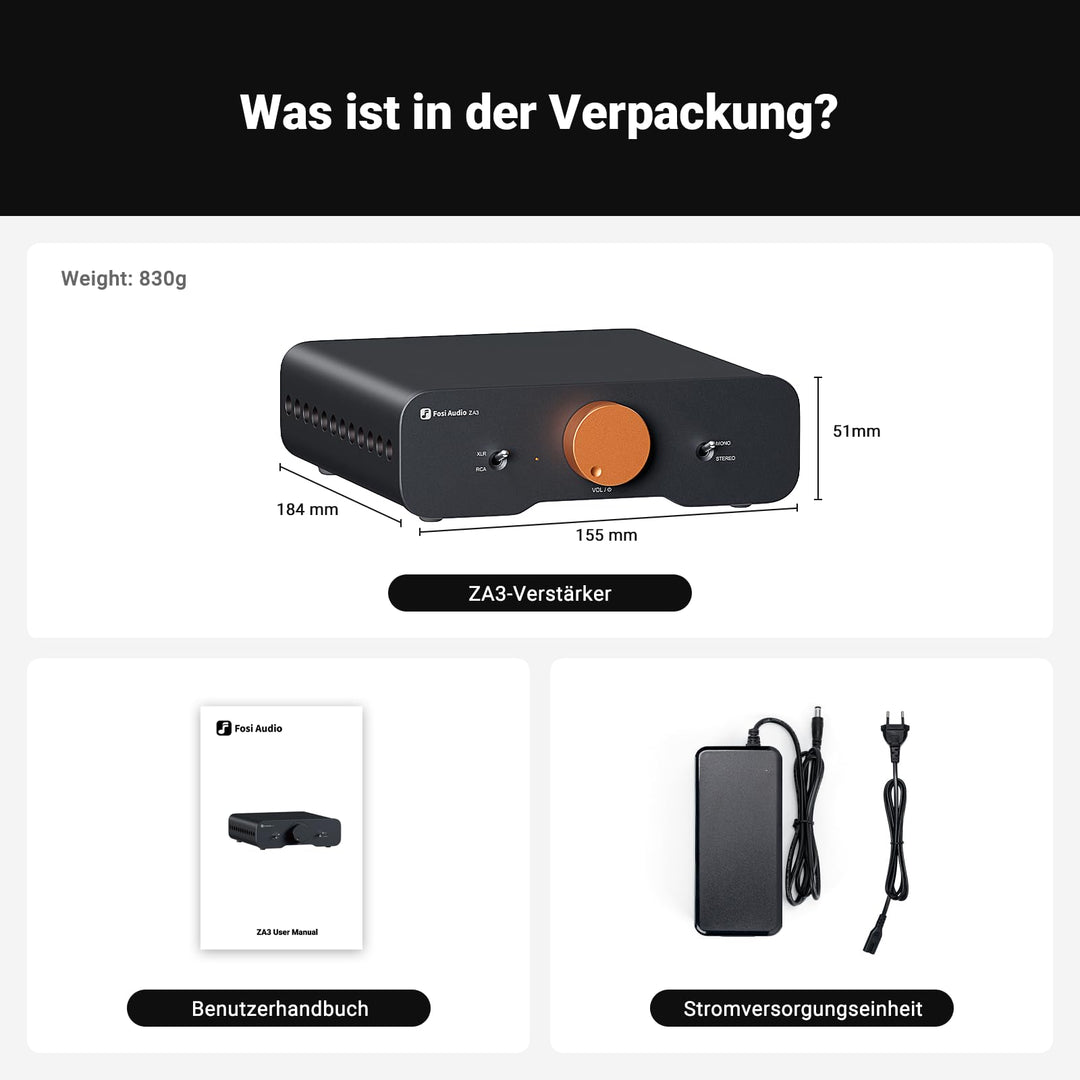 HiFi Stereo/Mono Verstärker Class D TPA3255 XLR RCA 180W/235W - Bild 9