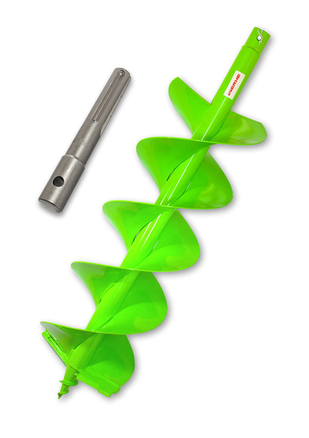 Erdbohrer 200 mm Doppelwendel mit SDS Max Adapter für Garten und Bau