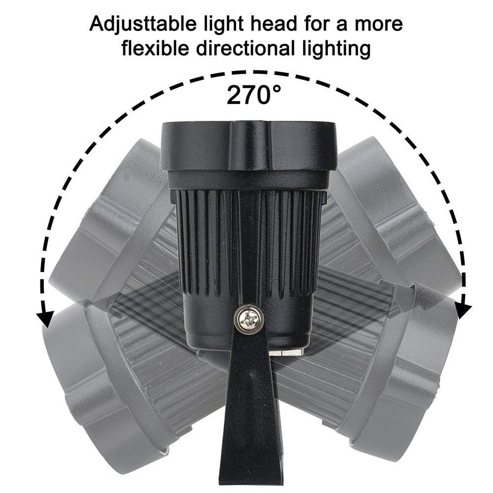 Gartenleuchte COB LED 5W mit Erdspieß 4er-Set IP65 für Aussen - Bild 8