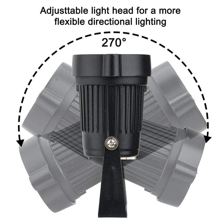 Gartenleuchte COB LED 5W mit Erdspieß 4er-Set IP65 für Aussen - Bild 8