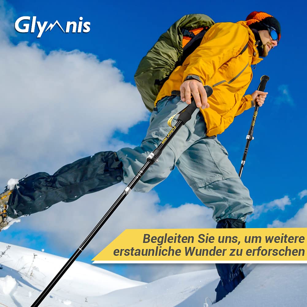 Wanderstöcke Aluminium 7075 faltbar 36 cm für 160–198 cm Körpergrösse - Bild 9