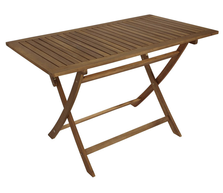 Klapptisch Garten Akazienholz geölt 120x70cm rechteckig FSC