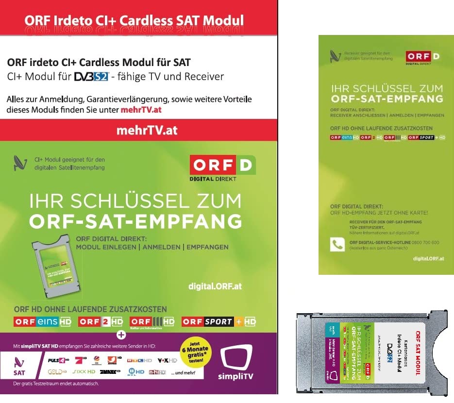 CI+ Modul Dual-Entschlüsselung ORF Digital Direkt kartenlos CI+ 1.4 - Bild 4
