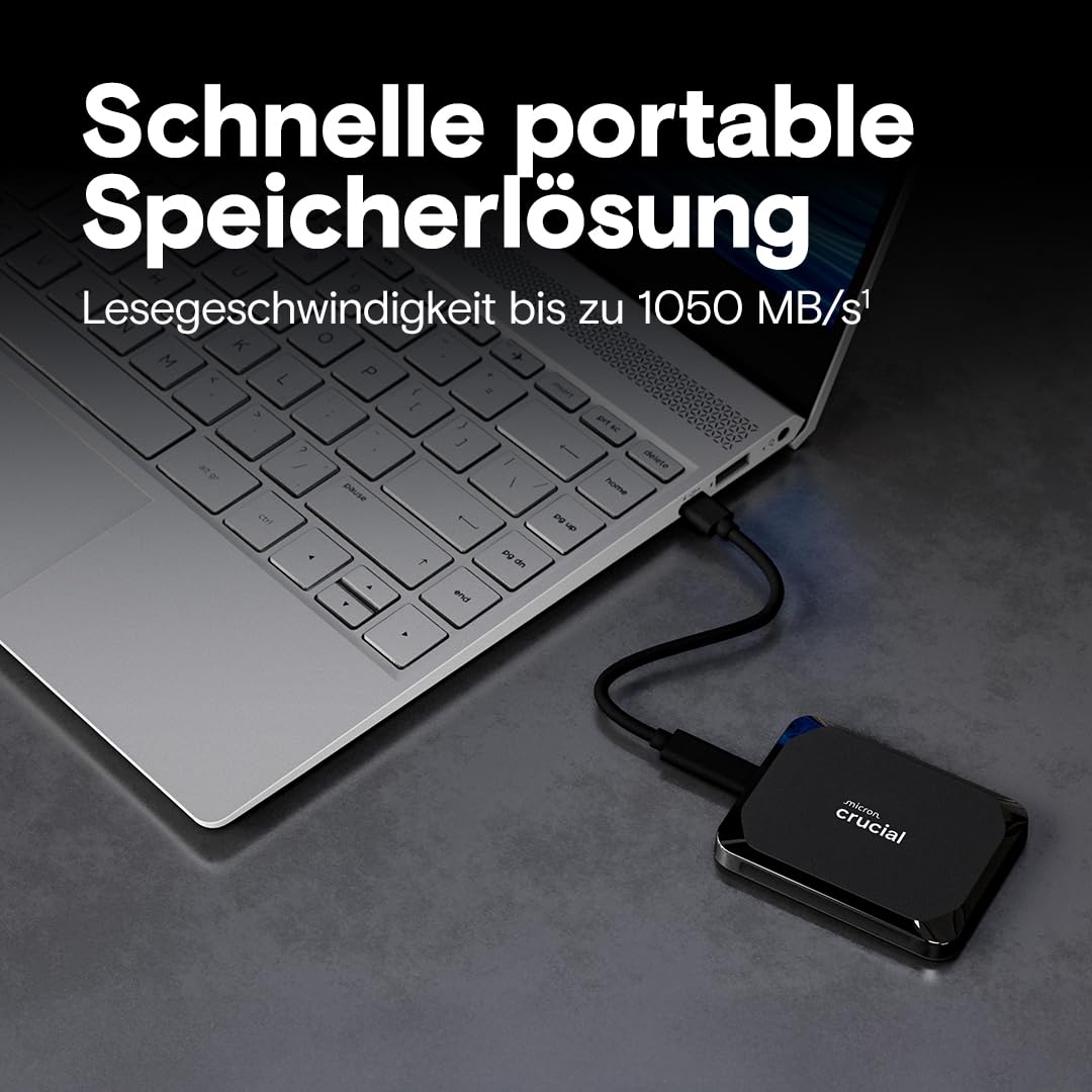 Externe SSD 1TB USB-C 3.2 fuer PC, Mac und Konsolen - Bild 2