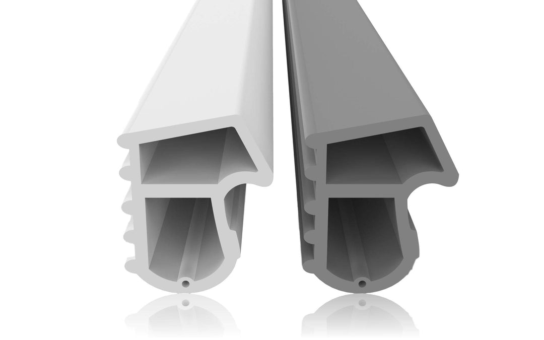 Türzargendichtung TPE Weiss 10m für Falztüren 16x13mm