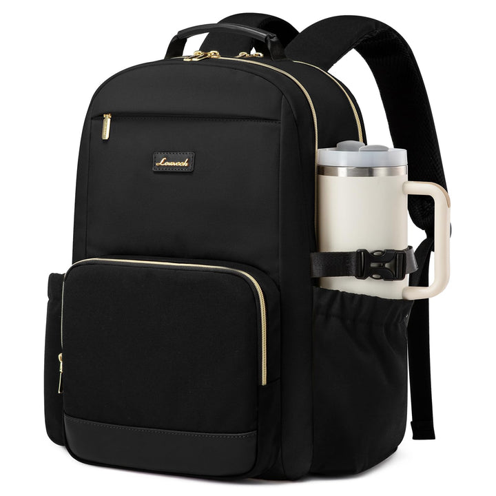 Rucksack Damen 15,6 Zoll Laptop Polyester wasserabweisend 4 Fächer