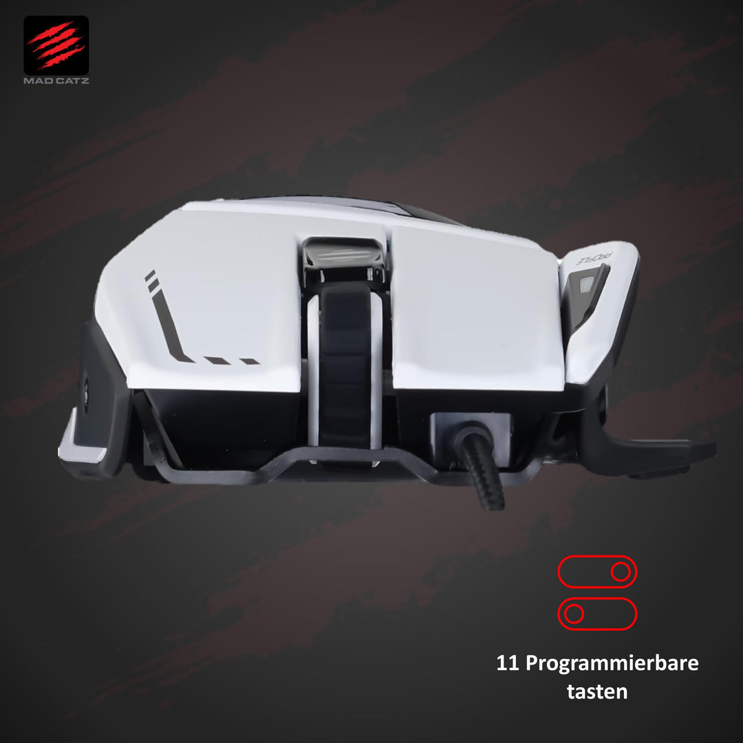 Gaming-Maus kabelgebunden ergonomisch 12.000 DPI RGB 11 Tasten - Bild 6