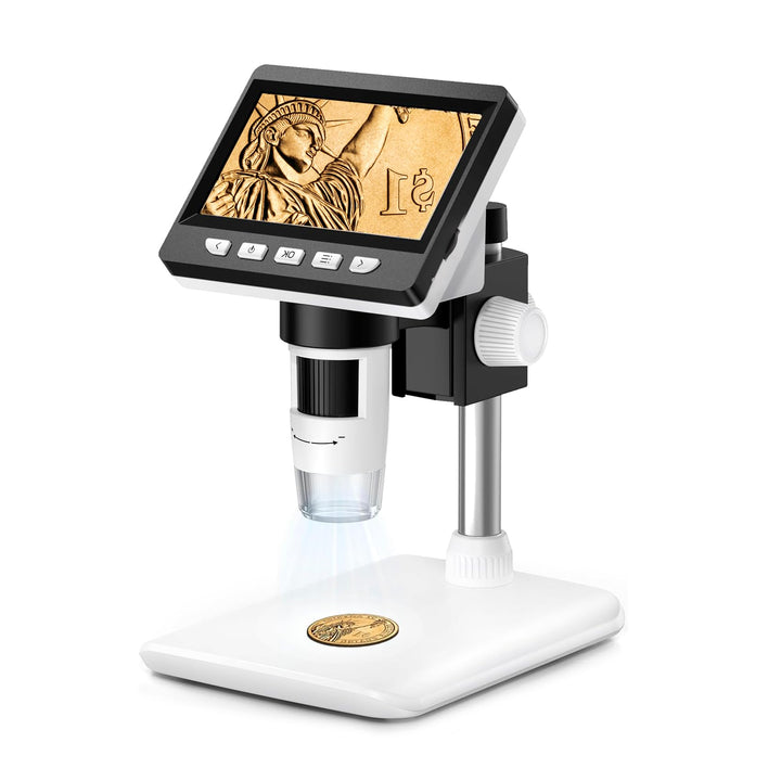 Digitales Mikroskop 4,3-Zoll-Display 50-1000x Vergrösserung USB