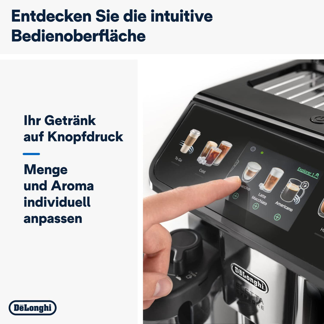 Kaffeevollautomat 40+ Getränke heiss &amp; kalt TFT-Display 4 Profile - Bild 4
