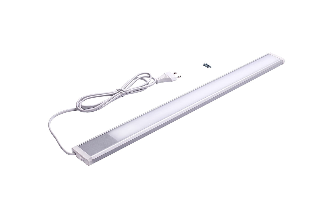 LED Unterbauleuchte Alu 90 cm 15W warmweiss mit Schalter - Bild 3