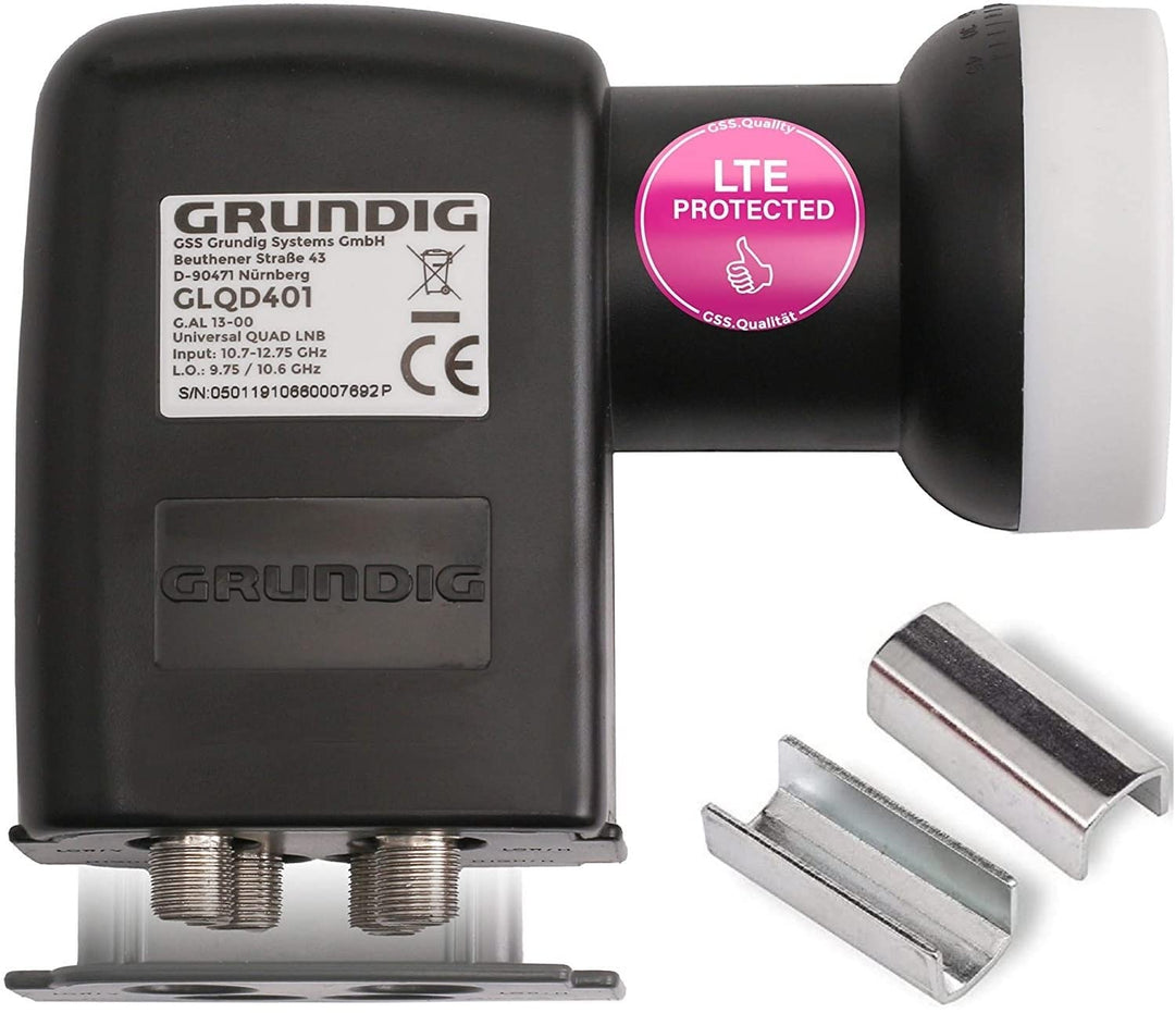 Quad LNB 4-fach Digital 4K mit LTE-Filter 0.1dB Rauschmaß