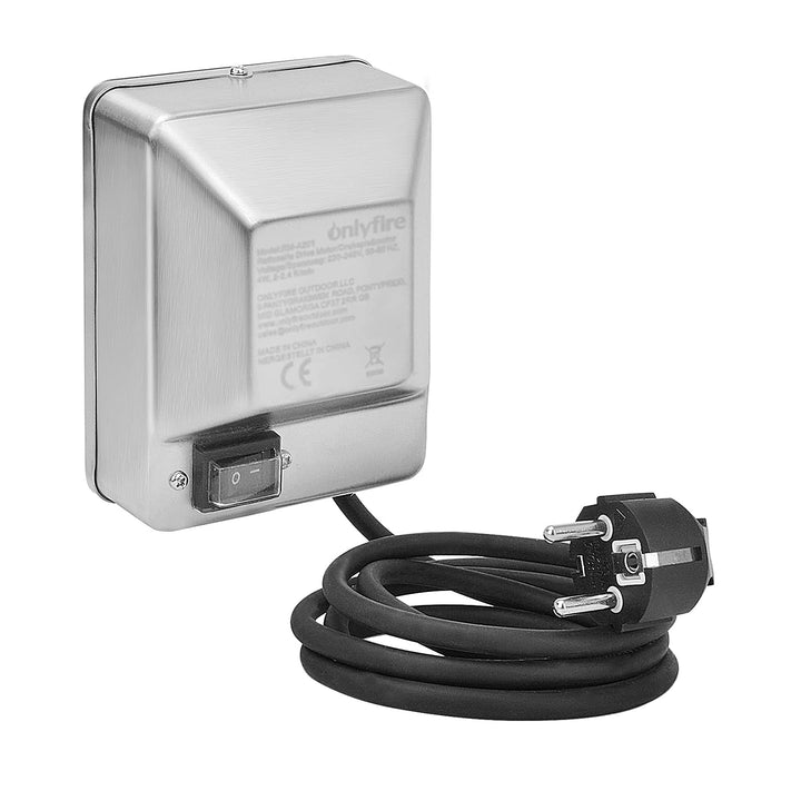 Grillmotor Edelstahl für Grillspieß bis 18 kg, 4W 220-240V