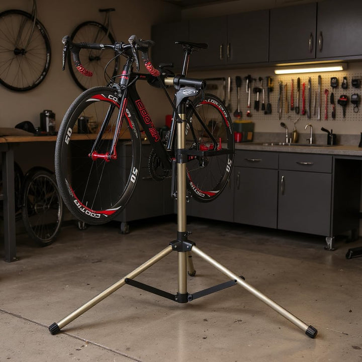 Fahrrad Montageständer Aluminium höhenverstellbar 118-174 cm bis 40 kg - Bild 7